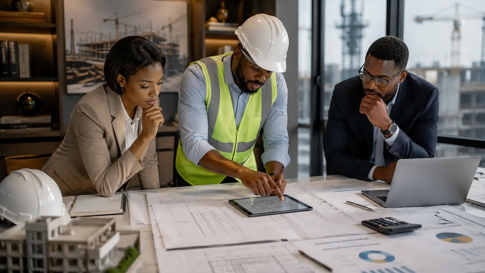 Construction quality and safety inspection