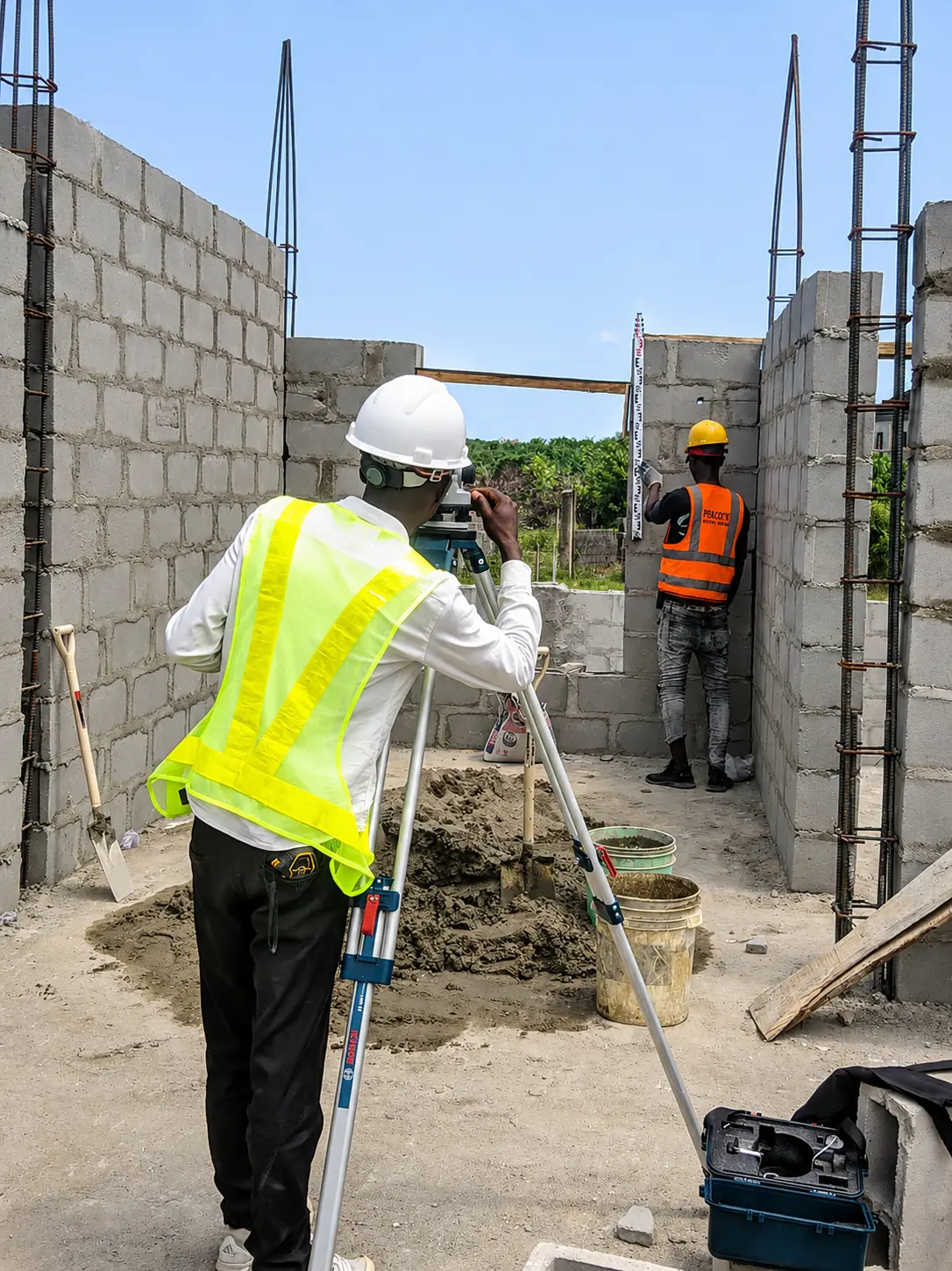 Construction planning meeting