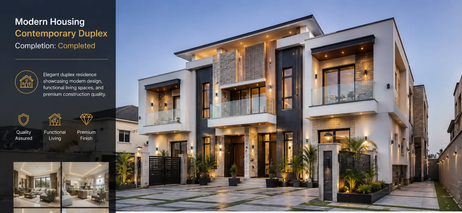 Contemporary Duplex